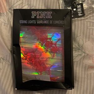 Vs pink new lights an pens an pouch